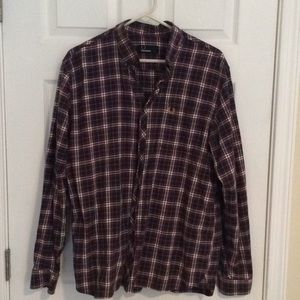 Flannel plaid Fred Perry